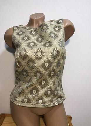 Винтаж топ на подкладке парча вінтаж hugo boss