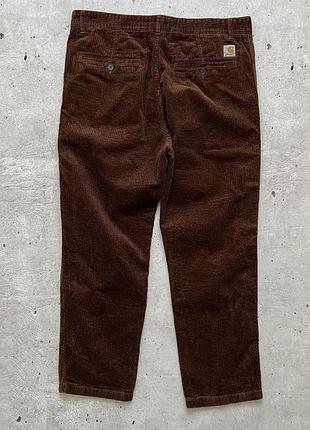 Вельветові штани carhartt wip