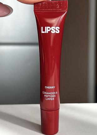 Заоложуючий блиск lipss - cherry запах черешня