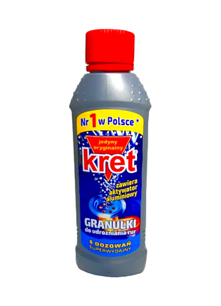 Гранулы для чистки труб kret 560 г.
