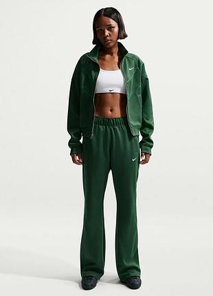 Жіночий спортивний костюм nike sportswear windrunner poly mid-rise slim knit green розмір xs-s