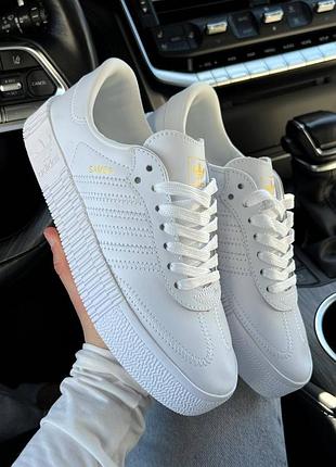 Adidas samba white premium 3