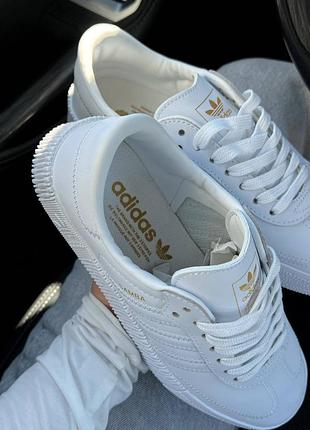Adidas samba white premium 4