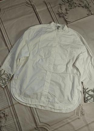 Сорочка з вишивкою каменями h&m edition