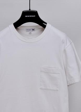Стильна кежуальна білосніжна футболка jw anderson x uniqlo