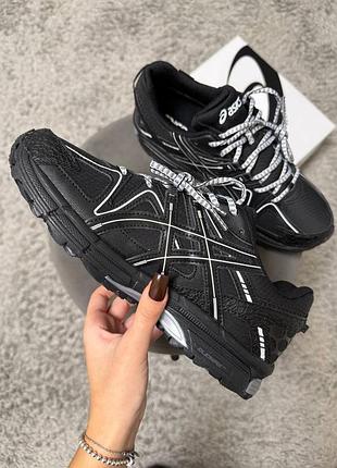 Asics gel-kahana 8 black white stripes gore-tex