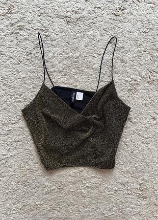 Золотий топ від h&m
