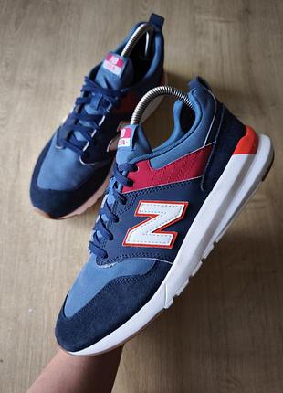 Замшевые мужские кроссовки  new balance,  оригинал, р.43.