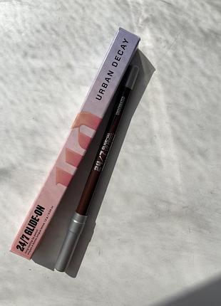 Олівець для губ коричневий urban decay 24/7 glide-on lip pencil