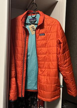 Легка куртка patagonia nano puff / помаранчева куртка патагонія (s)