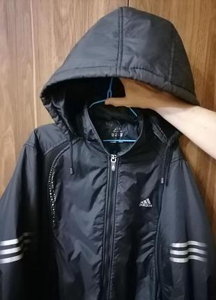 Куртка-вітровка чоловіча adidas clima 365 чорна