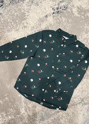Сорочка різдвяна h&m 4-5 років
