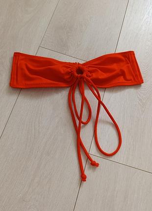 Оранжевый верх купальника базовый бандо primark s c 70b 70c 75a
