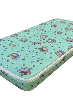 Матрас детский ортопедический homefort «sweetdreams 7 greenbears» 60х120 см разноцветный (3654726)