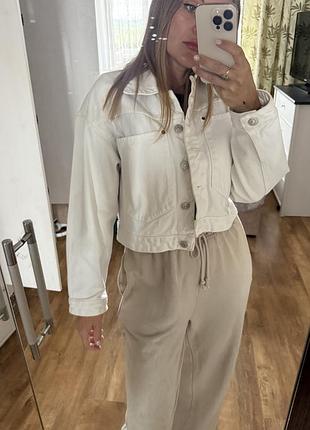 Джинсова куртка піджак від zara