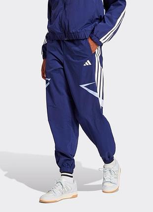 Брюки tiro cut 3-stripes color block cuffed pants