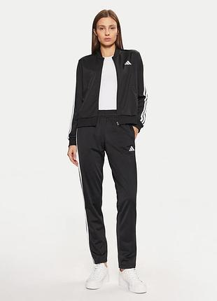 Зипка essentials 3-stripes черный regular fit