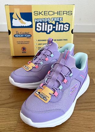 Кросівки для дівчинки skechers hands free slip-ins р. 35 (устілка 22 см)