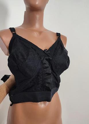 Винтажный удлиненный бюстгальтер / бюстье bullet bra (ретро, 100b-110в