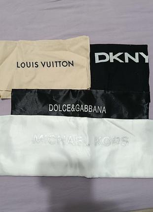 Брендовые пыльчики d&amp;g, dkny, m. kors, lois voitton