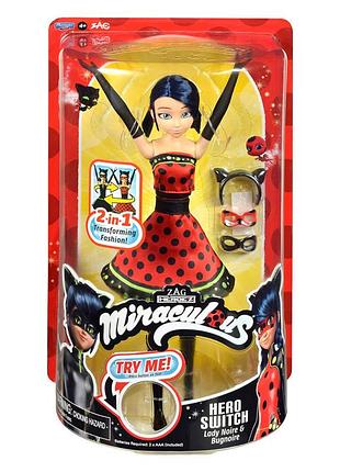 Интерактивная кукла "леди баг и супер-кот" miraculous 50414 дизайнерское перевоплощение