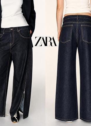 Коллекция zara the turned hem mid rise xs, s