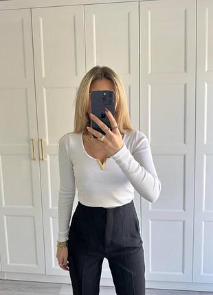 Базовый женский лонгслив