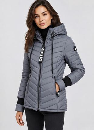 Горнолыжная куртка женская khujo patt light xl серая однотонная (12346008-68)