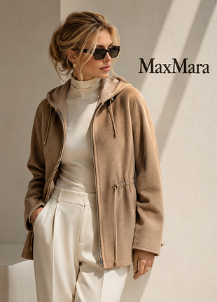 Max mara пальто куртка парка на 2 сторони вовна кемел