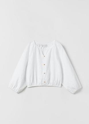 Блуза zara, 8 років, 128см, льон