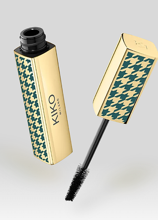 Об'ємна туш для вій з пептидами kiko milano matte diaries tint reveal volumizing mascara (000297)