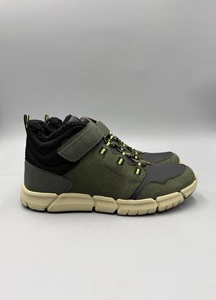 Шкіряні утеплені черевики geox flexyper 40