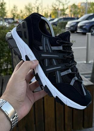 Кросівки asics gel-sonoma, чорно-білі 678-2