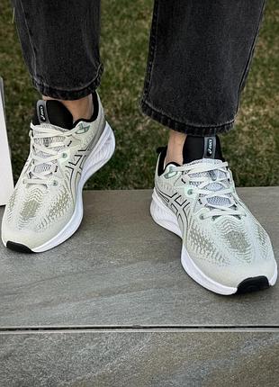 Кросівки asics gel cumulus, світлі (сітка) 807-9