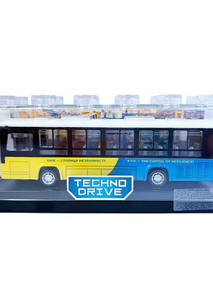 Дитяча колекційна модель "автобус київ" s2 technodrive 250418cgo пластиковий бокс