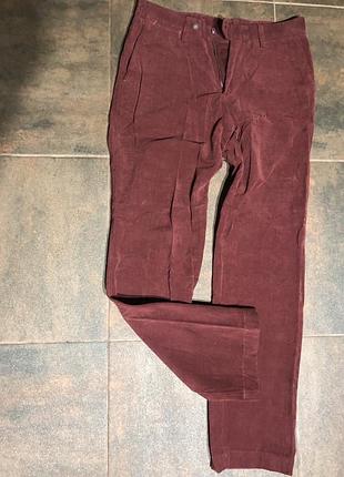 Шикарні штаниз вельвету massimo dutti!