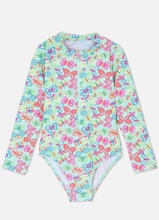 Дитячий суцільний купальник з довгим рукавом primark