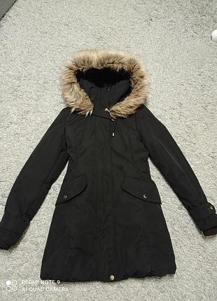 Зимняя куртка парка zara р 158-164