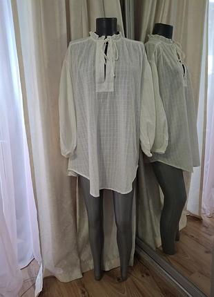 Шикарный блузон, рубашка 👕 большого размера
