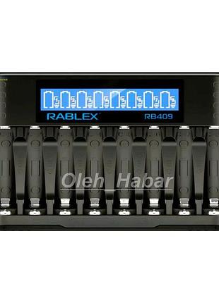 Универсальное зарядное устройство rablex rb409 для аккумуляторов aa, aaa и 14500 (1835)