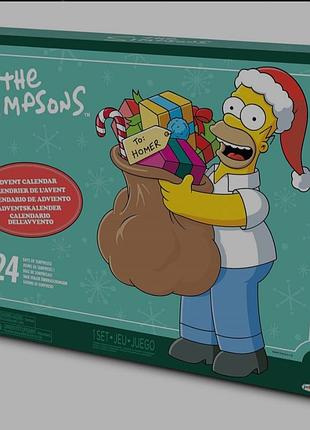 Официально лицензированный праздничный адвент-календарь the simpsons 24-day advent calendar от производителя jakks pacific