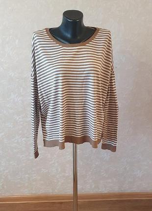 Легкий женский джемпер оверсайз zara knit размер м