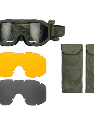 Тактическая баллическая маска swiss eye f-tac - olive