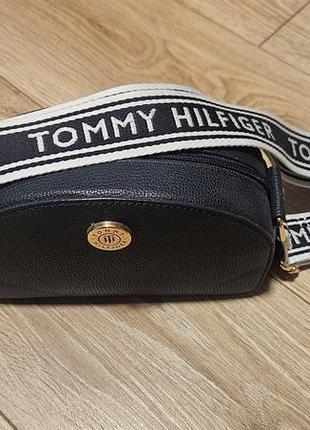 Сумка жіноча tommy hilfiger темно-синя