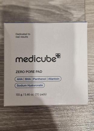 Тонерные пэды для эксфолиации и сужения пор
medicube zero pore pad 70