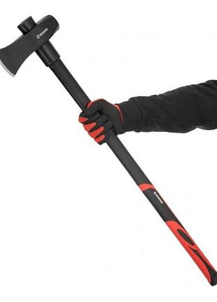 Колун кованый 2500г, ручка из фибергласса intertool ht-0273