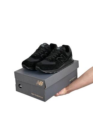 Мужские кроссовки new balance 574 m black