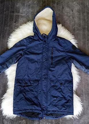 Тепла куртка /парка на хлопця  zara boys (11-12 років, зріст 152 см)