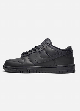 Женские кроссовки nike sb dunk black / smb+ 🔗