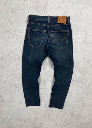 Темно сині джинси levi’s 512, оригінал, левіс, левайс, levis, завужені, укорочені